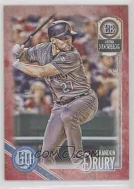 2018 Topps Gypsy Queen - [Base] - Red #85 - Brandon Drury /10