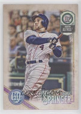 2018 Topps Gypsy Queen - [Base] #202.1 - George Springer (Batting; Uniform #4)