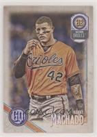 Jackie Robinson Day Variation - Manny Machado (Capless, Orange Jersey)