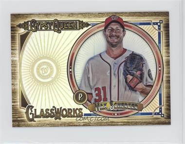 2018 Topps Gypsy Queen - Glassworks Box Topper #GW-MS - Max Scherzer