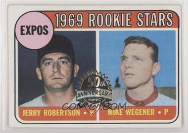 2018 Topps Heritage - 1969 Buybacks #284 - Rookie Stars - Jerry Robertson, Mike Wegener
