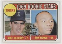 Tigers Rookie Stars (Mike Kilkenny, Ron Woods)