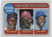 Willie McCovey, Richie Allen, Ernie Banks (50th Anniversary Logo in Middble Bot…