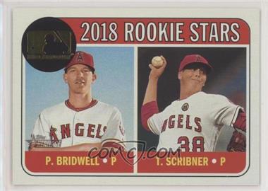 2018 Topps Heritage - [Base] - 100th Anniversary #224 - Rookie Stars - Parker Bridwell, Troy Scribner /25
