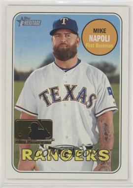 2018 Topps Heritage - [Base] - 100th Anniversary #462 - High Number SP - Mike Napoli /25