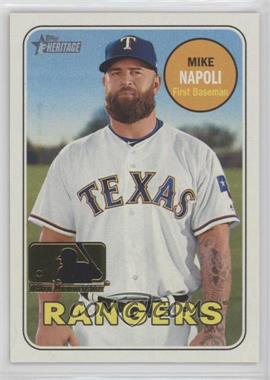 2018 Topps Heritage - [Base] - 100th Anniversary #462 - High Number SP - Mike Napoli /25