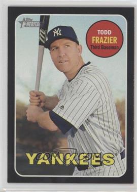 2018 Topps Heritage - [Base] - Black Border #413 - High Number SP - Todd Frazier /50