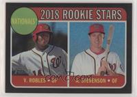 Rookie Stars - Andrew Stevenson, Victor Robles #/69