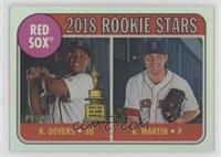 Rookie Stars - Kyle Martin, Rafael Devers #/569