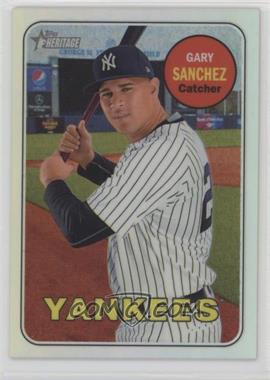 2018 Topps Heritage - [Base] - Chrome Refractor #THC-191 - Gary Sanchez /569