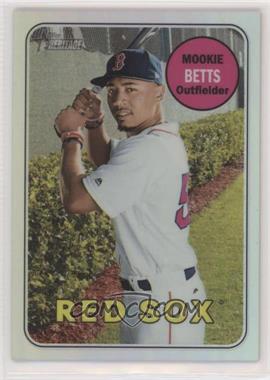 2018 Topps Heritage - [Base] - Chrome Refractor #THC-330 - Mookie Betts /569