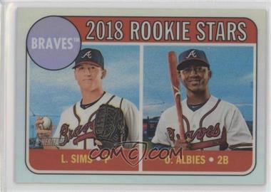2018 Topps Heritage - [Base] - Chrome Refractor #THC-331 - Rookie Stars - Ozzie Albies, Lucas Sims /569