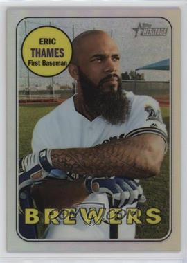 2018 Topps Heritage - [Base] - Chrome Refractor #THC-62 - Eric Thames /569