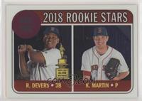 Rookie Stars - Kyle Martin, Rafael Devers #/999