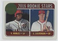 Rookie Stars - Andrew Stevenson, Victor Robles #/999