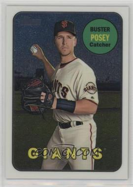 2018 Topps Heritage - [Base] - Chrome #THC-293 - Buster Posey /999
