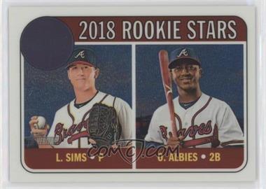 2018 Topps Heritage - [Base] - Chrome #THC-331 - Rookie Stars - Ozzie Albies, Lucas Sims /999