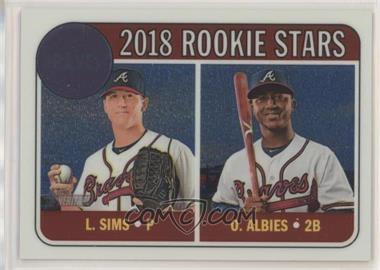 2018 Topps Heritage - [Base] - Chrome #THC-331 - Rookie Stars - Ozzie Albies, Lucas Sims /999