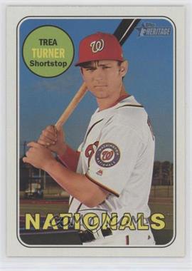 2018 Topps Heritage - [Base] #104 - Trea Turner