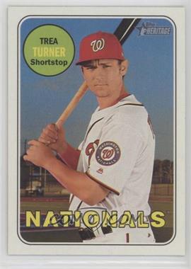 2018 Topps Heritage - [Base] #104 - Trea Turner