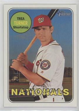 2018 Topps Heritage - [Base] #104 - Trea Turner