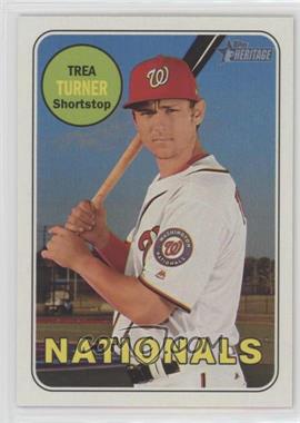 2018 Topps Heritage - [Base] #104 - Trea Turner