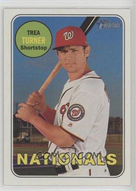 2018 Topps Heritage - [Base] #104 - Trea Turner