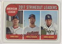 League Leaders - Chris Archer, Chris Sale, Corey Kluber