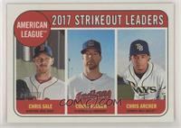 League Leaders - Chris Archer, Chris Sale, Corey Kluber