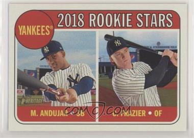 2018 Topps Heritage - [Base] #114.1 - Rookie Stars - Miguel Andujar, Clint Frazier