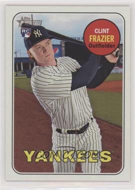 2018 Topps Heritage - [Base] #114.2 - SP - Rookie Variation - Clint Frazier