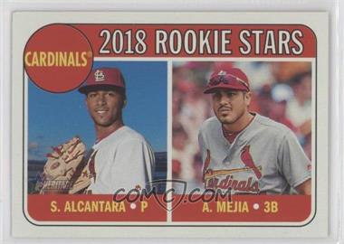 2018 Topps Heritage - [Base] #14 - Rookie Stars - Alex Mejia, Sandy Alcantara