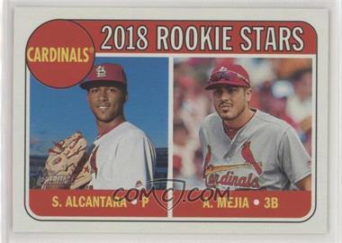 2018 Topps Heritage - [Base] #14 - Rookie Stars - Alex Mejia, Sandy Alcantara