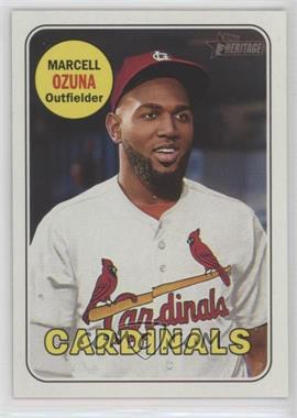 2018 Topps Heritage - [Base] #170 - Marcell Ozuna