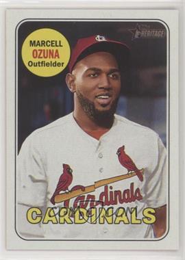 2018 Topps Heritage - [Base] #170 - Marcell Ozuna