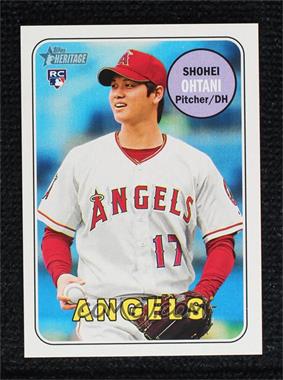 2018 Topps Heritage - [Base] #17.2 - SP - Rookie Variation - Shohei Ohtani