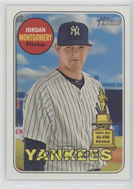 2018 Topps Heritage - [Base] #180.1 - Jordan Montgomery