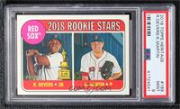 Rookie Stars - Kyle Martin, Rafael Devers [PSA 9 MINT]