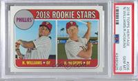 Rookie Stars - Rhys Hoskins, Nick Williams [PSA 10 GEM MT]