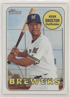 2018 Topps Heritage - [Base] #243 - Keon Broxton