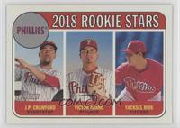 Rookie Stars - J.P. Crawford, Victor Arano, Yacksel Rios