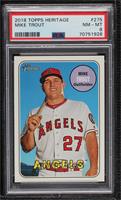 Mike Trout (Posing with Bat) [PSA 8 NM‑MT]