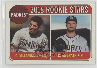 2018 Topps Heritage - [Base] #304 - Rookie Stars - Christian Villanueva, Kyle McGrath