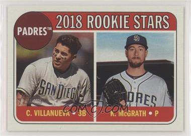 2018 Topps Heritage - [Base] #304 - Rookie Stars - Christian Villanueva, Kyle McGrath