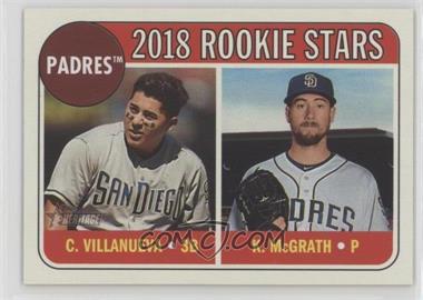2018 Topps Heritage - [Base] #304 - Rookie Stars - Christian Villanueva, Kyle McGrath
