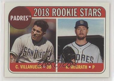 2018 Topps Heritage - [Base] #304 - Rookie Stars - Christian Villanueva, Kyle McGrath