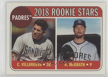 2018 Topps Heritage - [Base] #304 - Rookie Stars - Christian Villanueva, Kyle McGrath