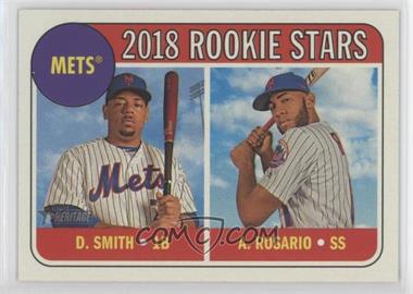 2018 Topps Heritage - [Base] #31.1 - Rookie Stars - Dominic Smith, Amed Rosario