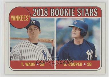 2018 Topps Heritage - [Base] #321 - Rookie Stars - Tyler Wade, Garrett Cooper