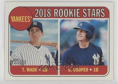 2018 Topps Heritage - [Base] #321 - Rookie Stars - Tyler Wade, Garrett Cooper